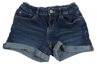 Tmavomodré riflové kraťasy C&A