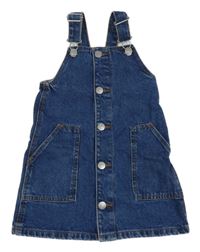 Modré riflové laclové šaty Denim Co.