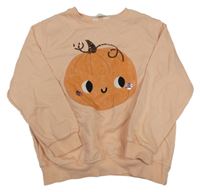 Meruňková mikina s dýní H&M