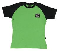 Zeleno-černé tričko Kleiner Feigling