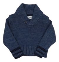 Tmavomodrý melírovaný svetr Impidimpi