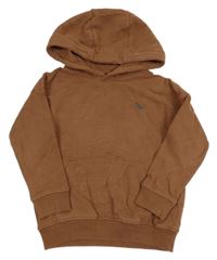 Hnědá mikina s dinem a kapucí Next