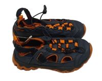 Tmavomodro-oranžové sandály vel.28