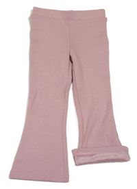 Růžové flare tepláky Primark