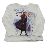 Bílé triko s Frozen Disney