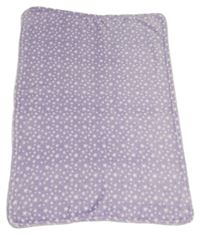 Levandulová chlupatá deka s hvězdičkami Lily&Dan
