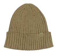 Béžová žebrovaná pletená čepice Next