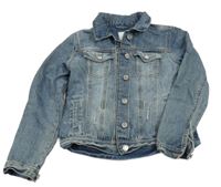 Modrá riflová bunda s prošoupáním Next