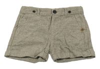 Béžové vzorované kraťasy Zara