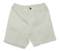 Bílé plátěné chino kraťasy Jacadi 