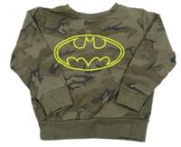 Béžovo-černá army mikina s Batmanem Next