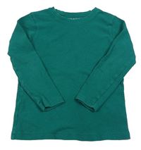 Tmavozelené žebrované mikinotriko PRIMARK