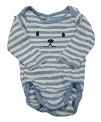 Modro-bílé pruhované body s čumáčkem H&M