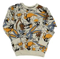 Světlešedá mikina s LOONEY TUNES