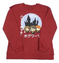 Vínová mikina s postavami - Harry Potter PRIMARK