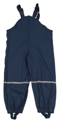 Tmavomodré nepromokavé laclové kalhoty lupilu