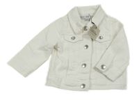 Nové - bílá riflová bunda s límečkem Denim Co.