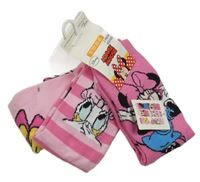 Nové - 3x - Ponožky s Minnie a Daisy PRIMARK vel. 37-40