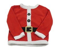 Červená fleecová mikina - Santa zn. Inextenso