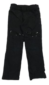 Černé džegíny s flitry Kiki&Koko