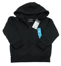 Nové - Černá propínací mikina s kapucí Primark