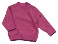 Fuchsiová fleecová mikina Jako-o