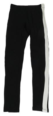 Černo-bílé legíny H&M
