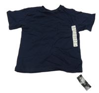 Nové - Tmavomodré tričko s kapsou Dunnes