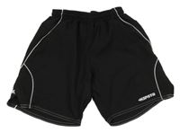 Černé šusťákové funkční kraťasy Kipsta