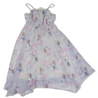 Lila šifonové šaty s Elsou H&M