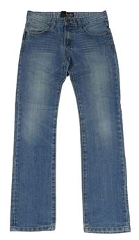 Modré melírované skinny rifle C&A