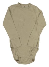 Béžové žebrované body H&M