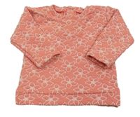 Růžová květovaná vzorovaná mikina Nutmeg