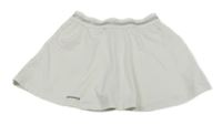 Bílá sportovní sukně s všitými kraťasy Artengo