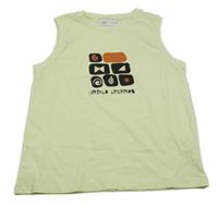 Mintové tílko s potiskem Zara