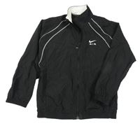 Černá šusťáková sportovní bunda s logem Nike