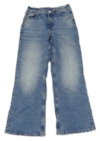 Modré baggy rifle H&M