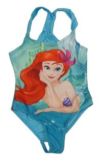 Světlemodré jednodílné plavky s Ariel Disney