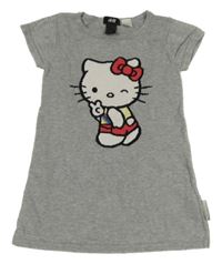 Šedé svetrové šaty s Hello Kitty H&M