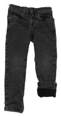 Šedé podšité skinny rifle C&A