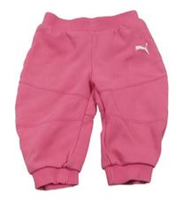 Růžové tepláky s logem Puma