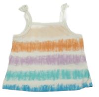 Bílo-barevný pruhovaný crop top M&S