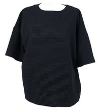 Dámské tmavomodré vzorované tričko Opus 