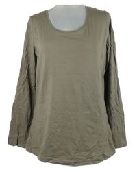 Dámské hnědé volné triko TU 