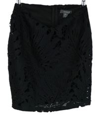 Dámská černá krajková minisukně Primark 