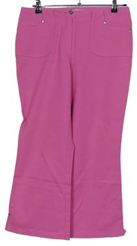 Dámské růžové capri kalhoty 