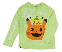 Neonově zelené triko s Pikachu Primark