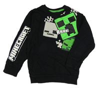 Černá mikina s Minecraft