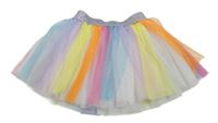 Barevná tylová sukně