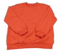 Červená mikina s nápisem M&S